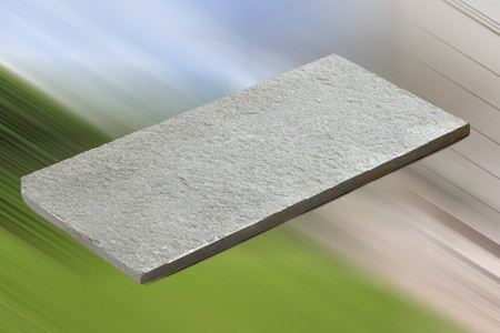 Lastra in quarzite colore grigio